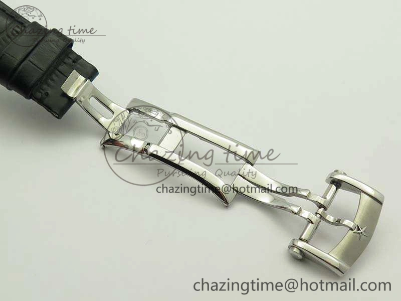 Affordable Elite SS LHF 1:1 Best Edition Silver Dial On Leather Strap MIYOTA9015 To Elite 10026