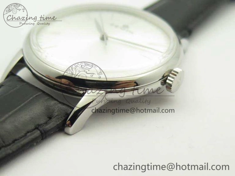 Affordable Elite SS LHF 1:1 Best Edition Silver Dial On Leather Strap MIYOTA9015 To Elite 10026