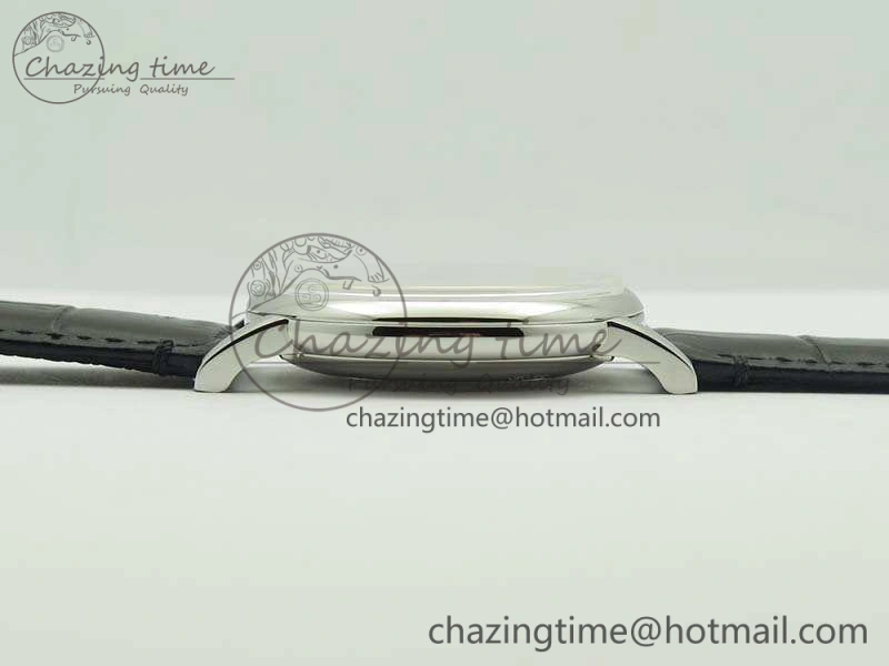 Affordable Elite SS LHF 1:1 Best Edition Silver Dial On Leather Strap MIYOTA9015 To Elite 10026