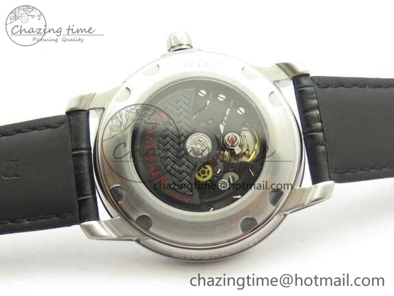 Evolution R10 SS ZZF 1:1 Best Edition Black Dial On Black Leather Strap Cal. Effortless 5296