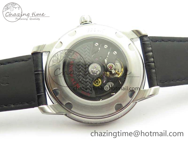 Evolution R10 SS ZZF 1:1 Best Edition Black Dial On Black Leather Strap Cal. Effortless 5296