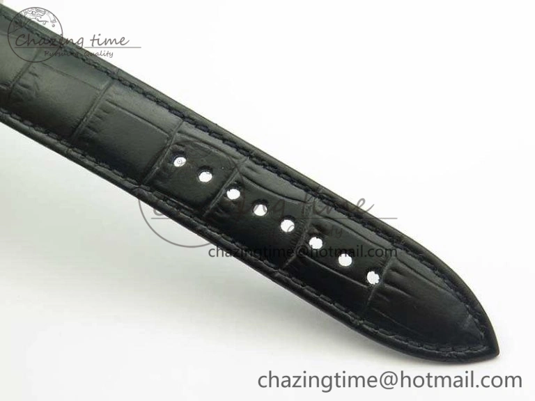 Evolution R10 SS ZZF 1:1 Best Edition Black Dial On Black Leather Strap Cal. Effortless 5296