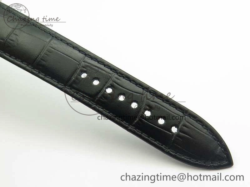 Evolution R10 SS ZZF 1:1 Best Edition Black Dial On Black Leather Strap Cal. Effortless 5296