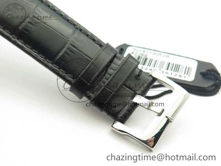 Evolution R10 SS ZZF 1:1 Best Edition Black Dial On Black Leather Strap Cal. Effortless 5296