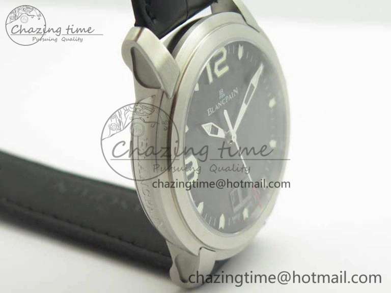 Evolution R10 SS ZZF 1:1 Best Edition Black Dial On Black Leather Strap Cal. Effortless 5296