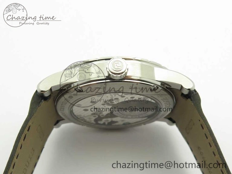 Excalibur 42mm Dbex0050 SS RDF 1:1 Best Edition Gray Dial on Gray Leather Strap A830 (Micro Rotor) TechFriendly 9609