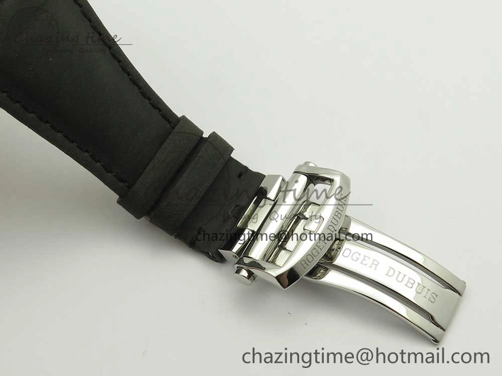 Excalibur 42mm Dbex0050 SS RDF 1:1 Best Edition Gray Dial on Gray Leather Strap A830 (Micro Rotor) TechFriendly 9609