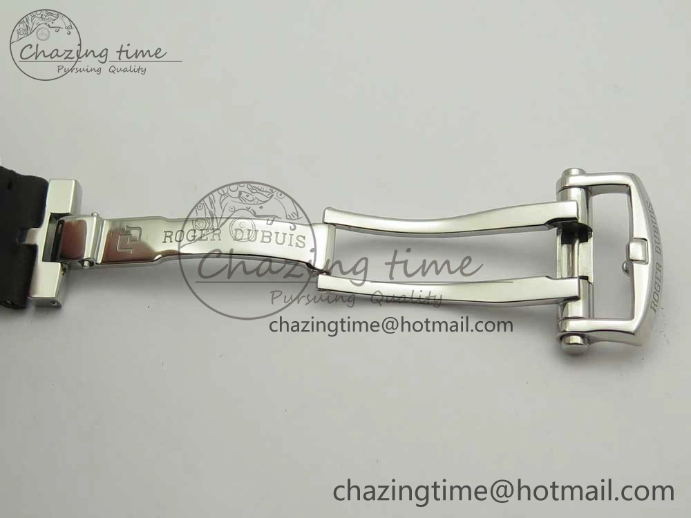 Excalibur 42mm Dbex0050 SS RDF 1:1 Best Edition Gray Dial on Gray Leather Strap A830 (Micro Rotor) TechFriendly 9609