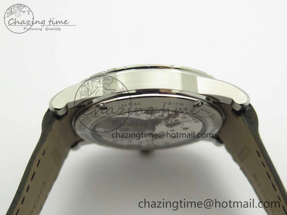 Excalibur 42mm Dbex0050 SS RDF 1:1 Best Edition Gray Dial on Gray Leather Strap A830 (Micro Rotor) TechFriendly 9609