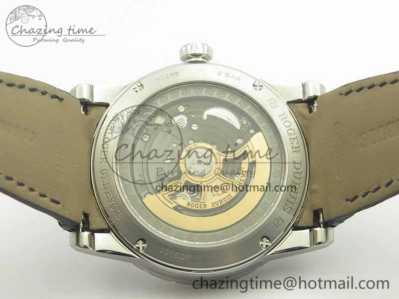 Excalibur Dbex0535 SS RDF 1:1 Best Edition Blue Dial On Leather Strap Asian RD Vibrant 9613