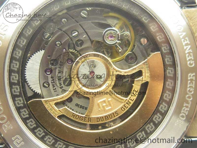 Excalibur Dbex0535 SS RDF 1:1 Best Edition Blue Dial On Leather Strap Asian RD Vibrant 9613