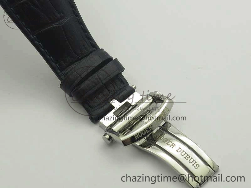 Excalibur Dbex0535 SS RDF 1:1 Best Edition Blue Dial On Leather Strap Asian RD Vibrant 9613