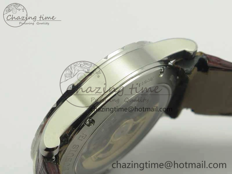 Excalibur Dbex0535 SS RDF 1:1 Best Edition White Dial On Leather Strap Asian RD SmoothTexture 9615