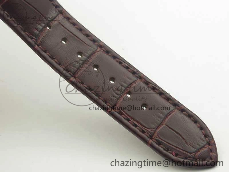 Excalibur Dbex0535 SS RDF 1:1 Best Edition White Dial On Leather Strap Asian RD SmoothTexture 9615