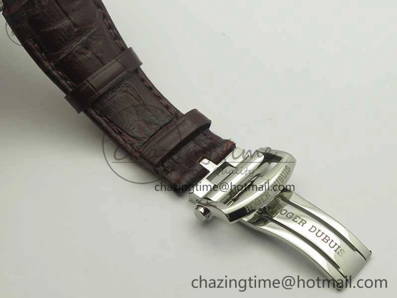 Excalibur Dbex0535 SS RDF 1:1 Best Edition White Dial On Leather Strap Asian RD SmoothTexture 9615