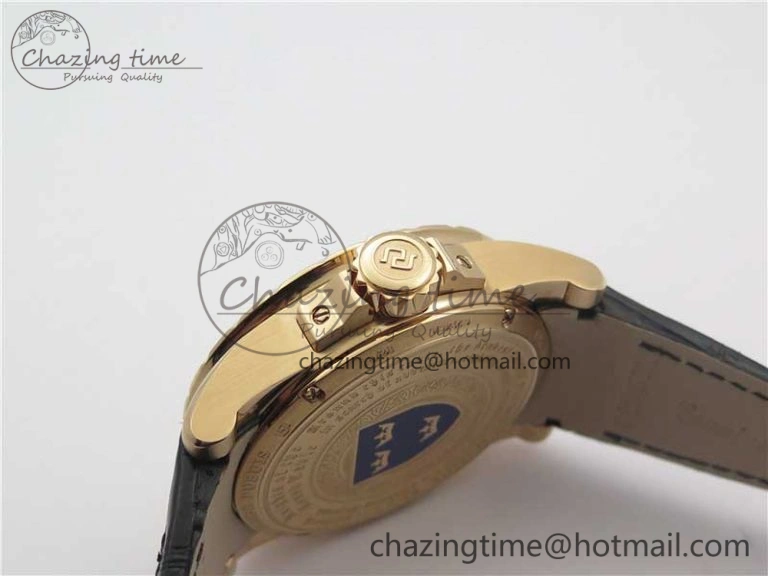 Excalibur Knights of the Round Table II RG ZF Best Edition Chessboard Dial on Black Leather Strap MIYOTA ZeroBulk 9602
