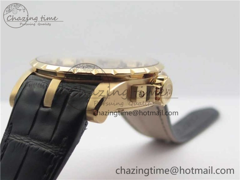 Excalibur Knights of the Round Table II RG ZF Best Edition Chessboard Dial on Black Leather Strap MIYOTA ZeroBulk 9602
