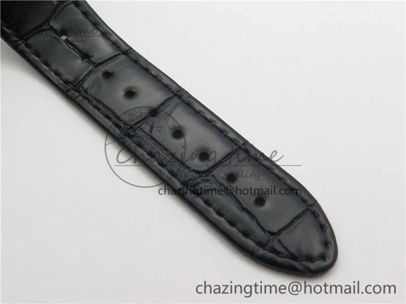 Excalibur Knights of the Round Table II RG ZZF Red Gold Crystal Dial on Black Leather Strap MIYOTA QuickDry 9597