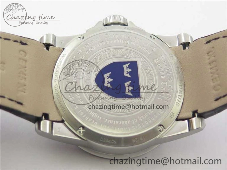 ZeroBulk Excalibur Knights of the Round Table II SS ZF Best Edition Black Dial on Black Leather Strap MIYOTA 9605