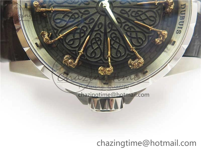 ZeroBulk Excalibur Knights of the Round Table II SS ZF Best Edition Black Dial on Black Leather Strap MIYOTA 9605