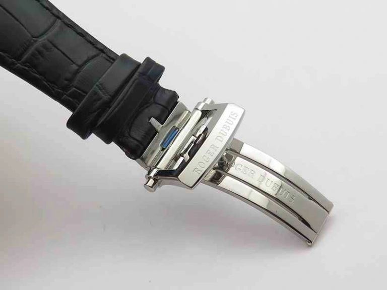 Excalibur RDDBEX0495 SS Black Dial On Black Leather Strap AllSeason 9616