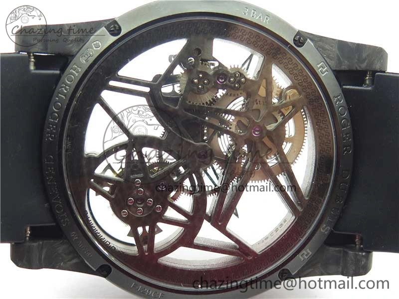 Excalibur Rddbex0393 FC BBR Best Edition Skeleton Dial on Black Rubber Strap A2136 Tourbillon V MultiPurpose 9589