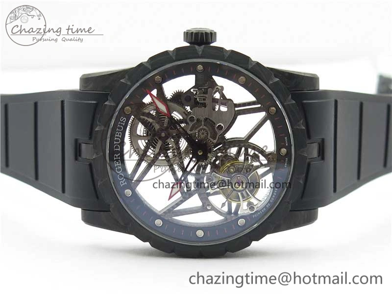Excalibur Rddbex0393 FC BBR Best Edition Skeleton Dial on Black Rubber Strap A2136 Tourbillon V MultiPurpose 9589