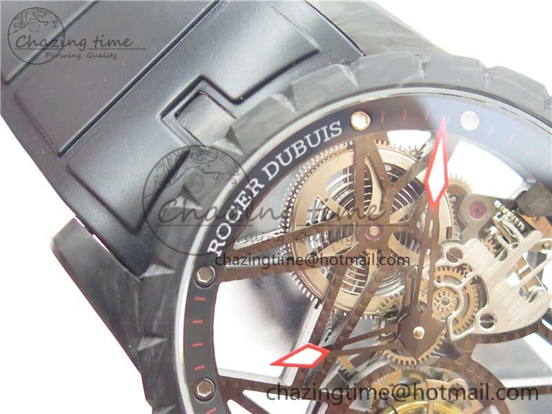 Excalibur Rddbex0393 FC BBR Best Edition Skeleton Dial on Black Rubber Strap A2136 Tourbillon V MultiPurpose 9589