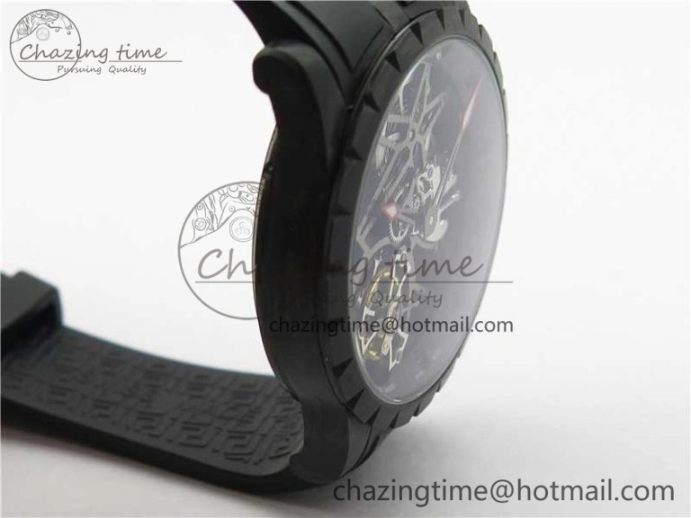 Excalibur Rddbex0393 FC BBR Best Edition Skeleton Dial on Black Rubber Strap A2136 Tourbillon V MultiPurpose 9589