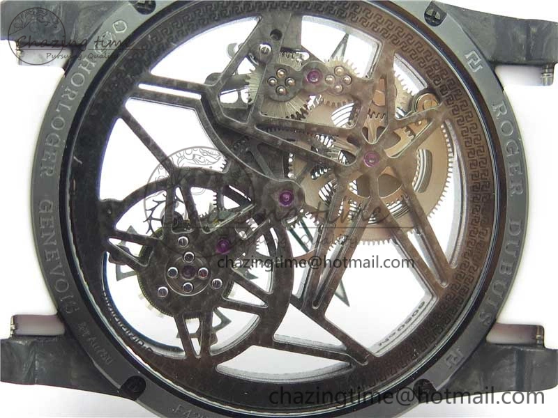 Fashionable Excalibur Rddbex0393 FC BBR Best Edition Skeleton Dial on White Rubber Strap A2136 Tourbillon V 9591