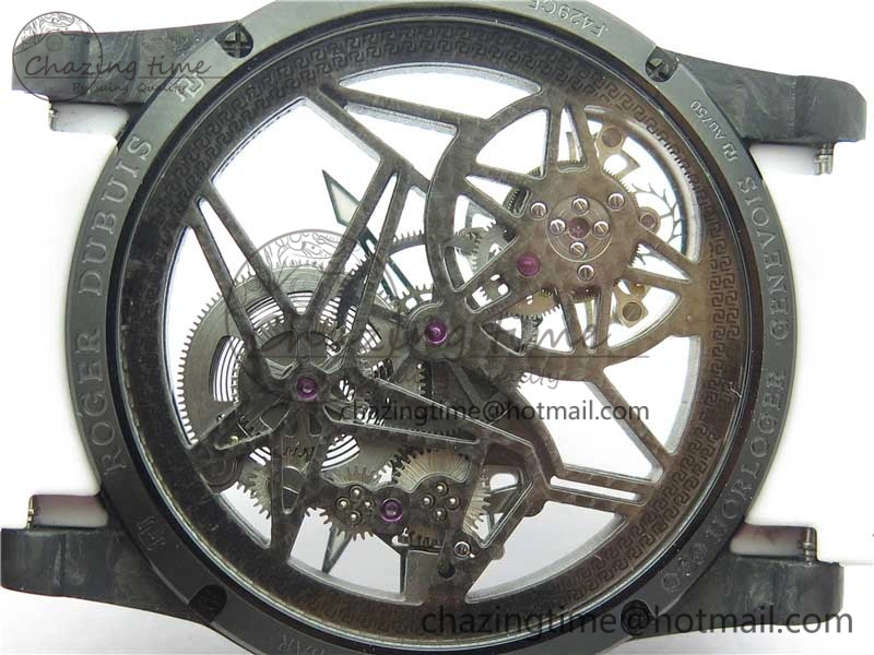 Fashionable Excalibur Rddbex0393 FC BBR Best Edition Skeleton Dial on White Rubber Strap A2136 Tourbillon V 9591