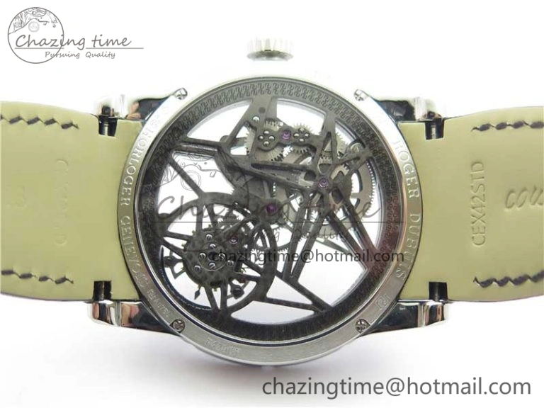 Excalibur Rddbex0393 SS BBR Best Edition Skeleton Dial on Black Leather Strap A2136 Tourbillon V Compact 9594