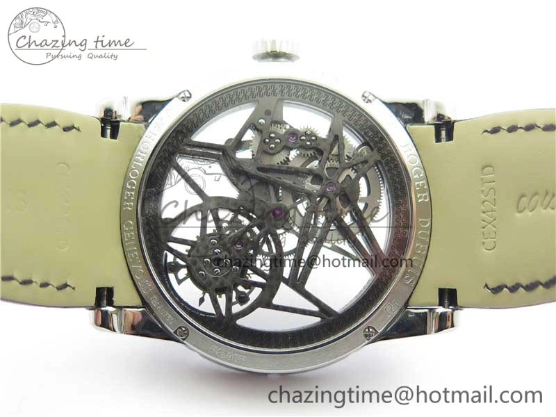 Excalibur Rddbex0393 SS BBR Best Edition Skeleton Dial on Black Leather Strap A2136 Tourbillon V Compact 9594