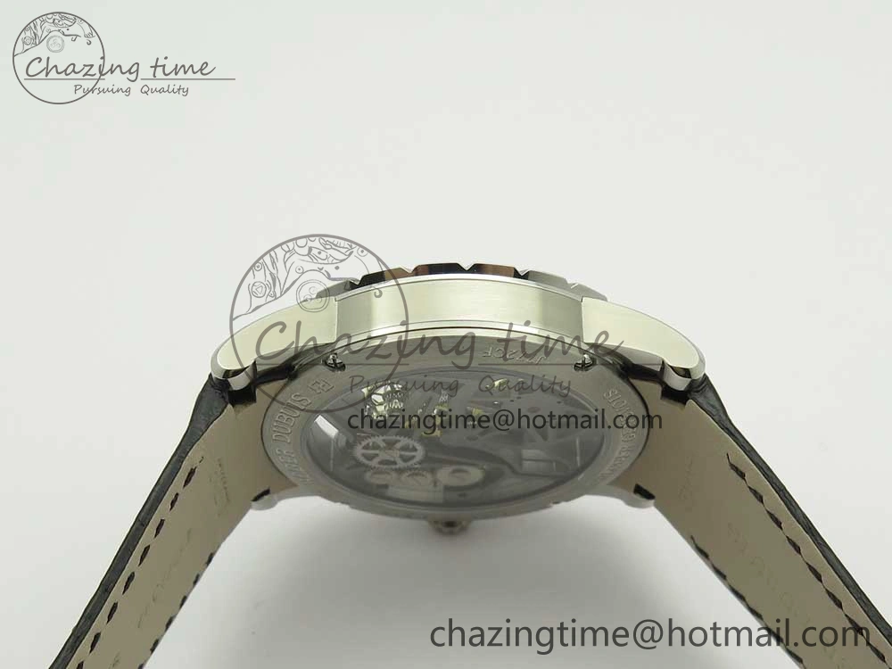 Excalibur Rddbex0393 SS BBR Best Edition Skeleton Dial on Black Leather Strap A2136 Tourbillon EasyCare 9611