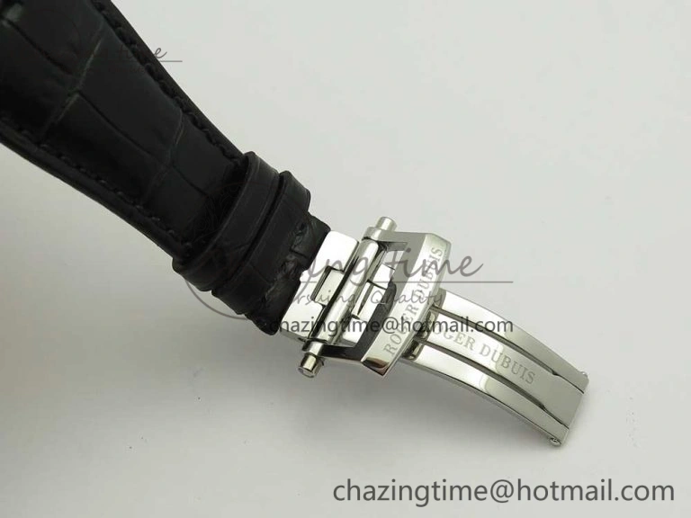 Excalibur Rddbex0393 SS BBR Best Edition Skeleton Dial on Black Leather Strap A2136 Tourbillon EasyCare 9611