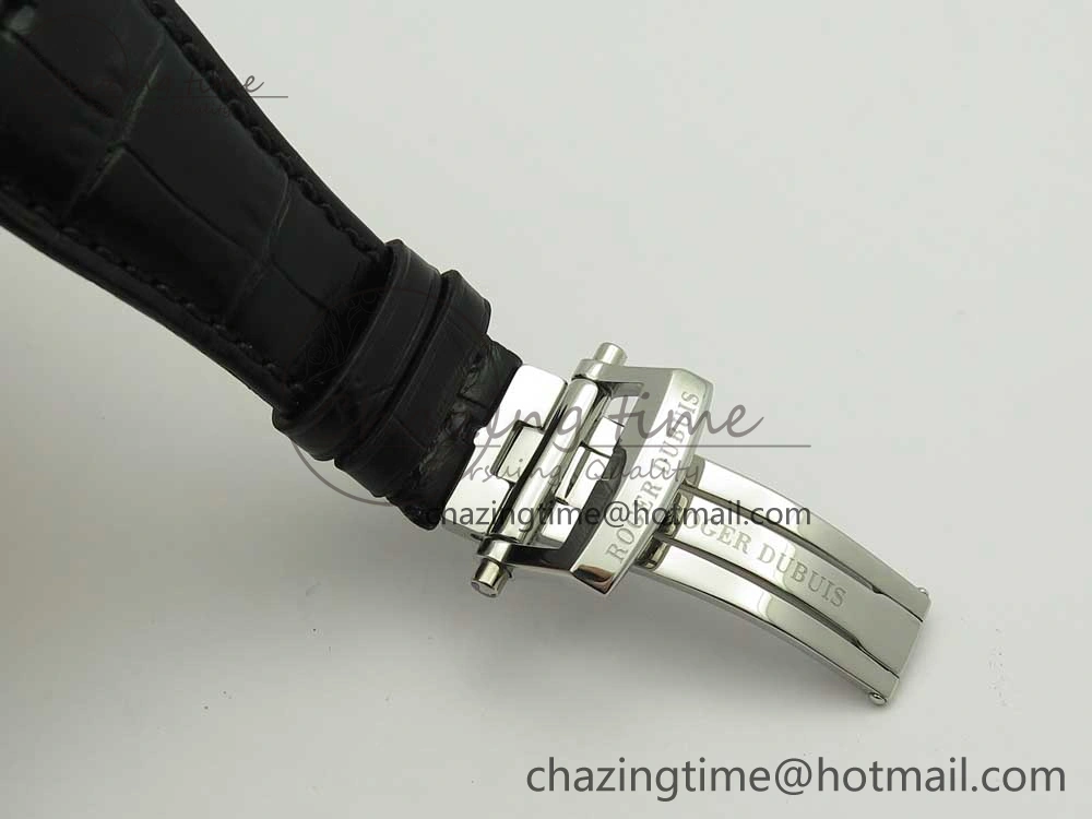 Excalibur Rddbex0393 SS BBR Best Edition Skeleton Dial on Black Leather Strap A2136 Tourbillon EasyCare 9611