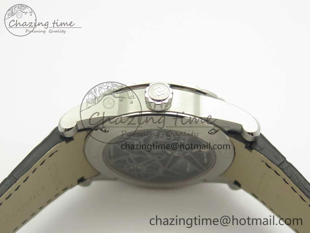 Excalibur Rddbex0393 SS JBF Best Edition Skeleton Dial on Black Leather Strap A2136 Tourbillon Breathable 9607