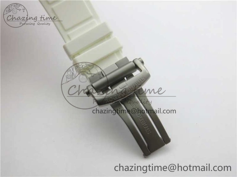 Excalibur Rddbex0479 SS JBF Best Edition Skeleton Dial on White Rubber Strap Tourbillon MoistureWicking 9604