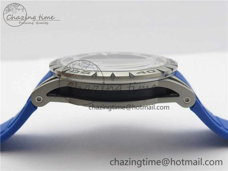 Excalibur Sports Tourbillon SS JBF Best Edition Skeleton Black Dial on Blue Rubber Strap Thermal 9598