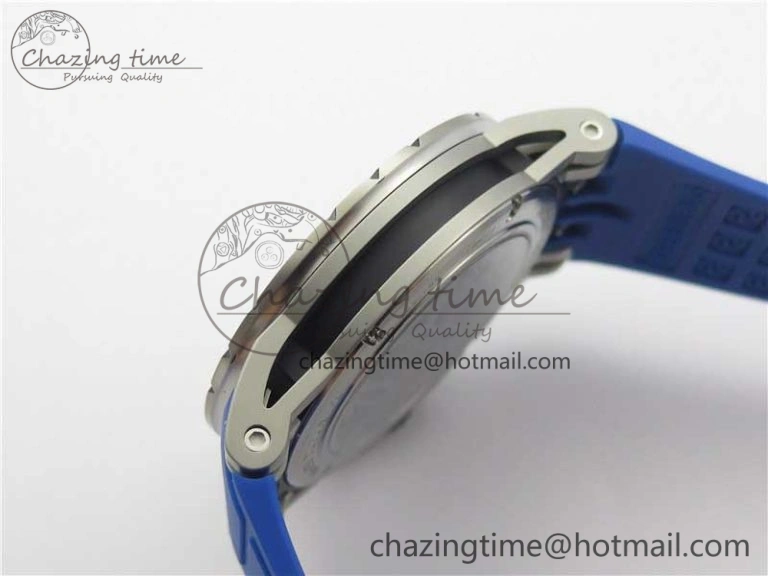 Excalibur Sports Tourbillon SS JBF Best Edition Skeleton Black Dial on Blue Rubber Strap Thermal 9598