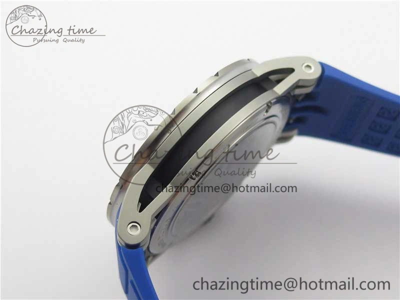 Excalibur Sports Tourbillon SS JBF Best Edition Skeleton Black Dial on Blue Rubber Strap Thermal 9598