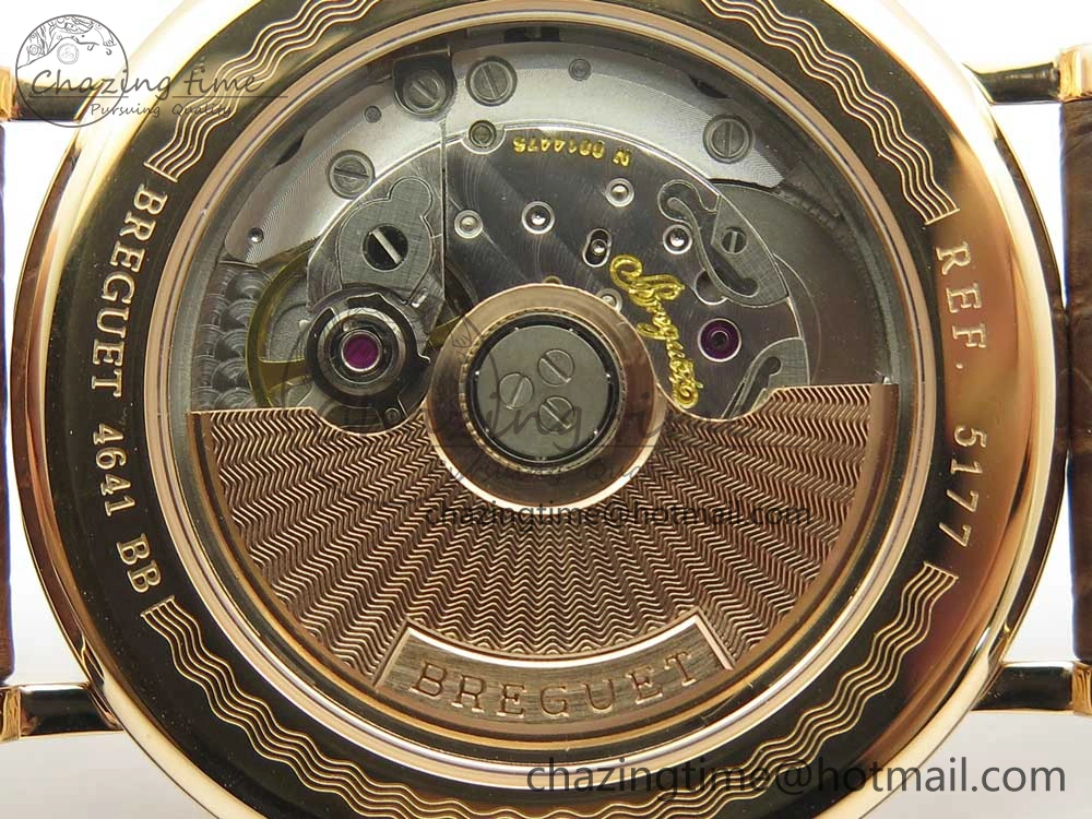 Excellence Panorama Date Moon Phase RG ETCF Blue Dial on Brown Leather Strap A Flexible 6630