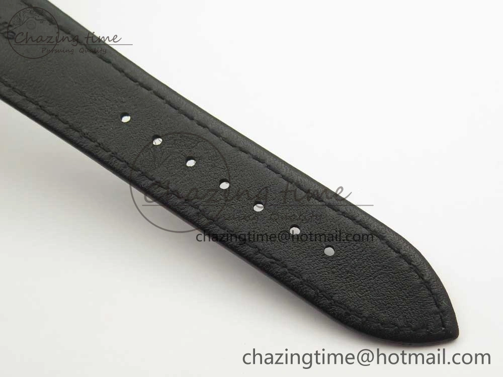 Breathable Excellence Panorama Date Moon Phase RG ETCF Gray Dial on Brown Leather Strap A 6632