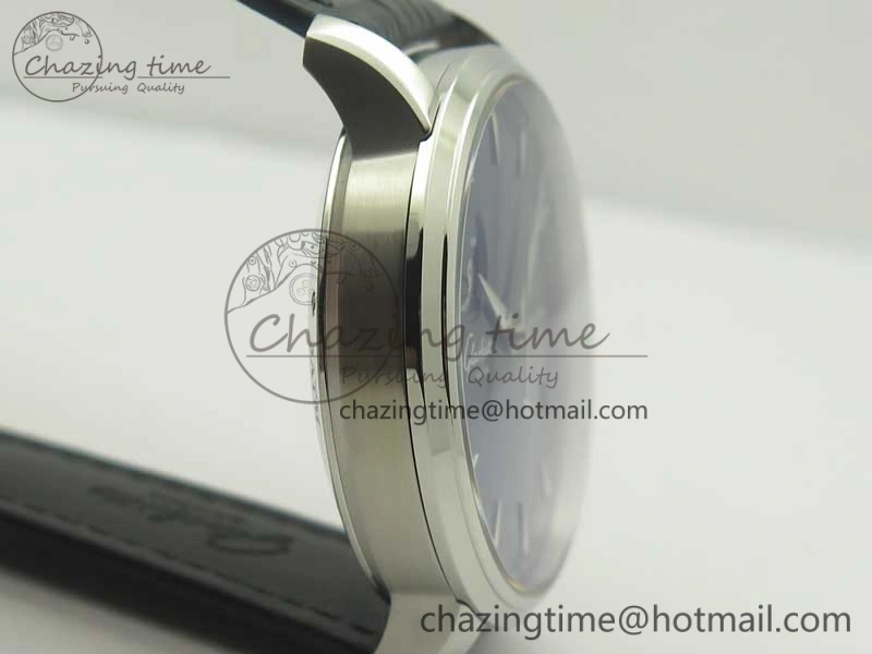Excellence Panorama Date Moon Phase SS ETC Marker 1:1 Best Edition Blue Dial on Black Leather Strap A Bold 6640