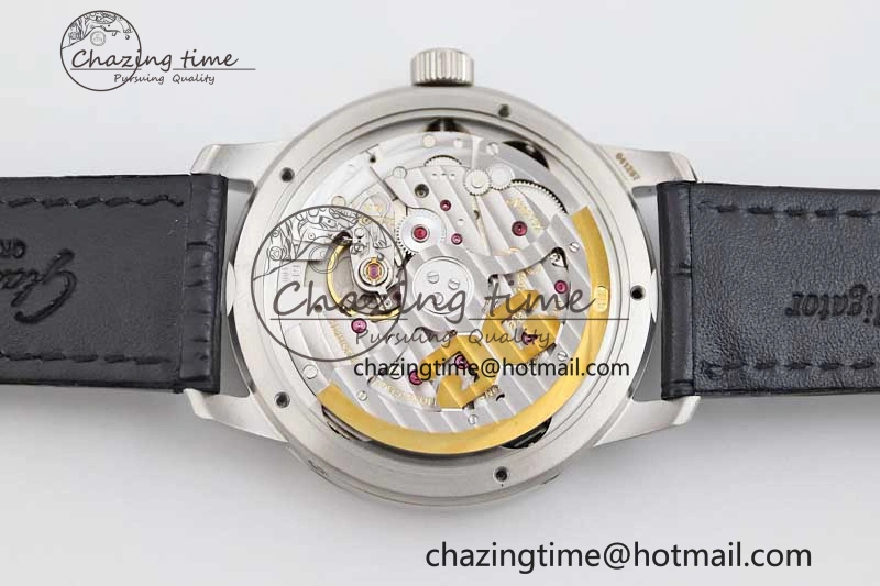TopPick Excellence Panorama Date Moon Phase SS GGR 1:1 Best Edition Blue Dial on Leather Strap NH 6616