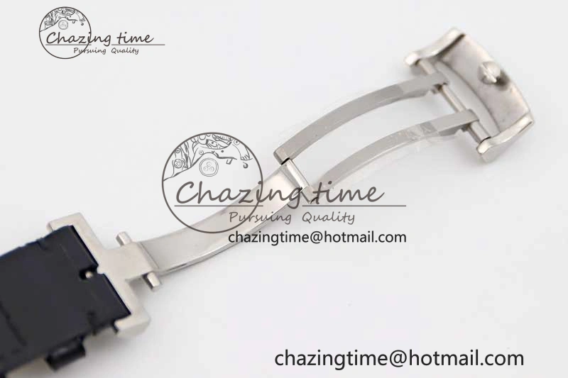 TopPick Excellence Panorama Date Moon Phase SS GGR 1:1 Best Edition Blue Dial on Leather Strap NH 6616