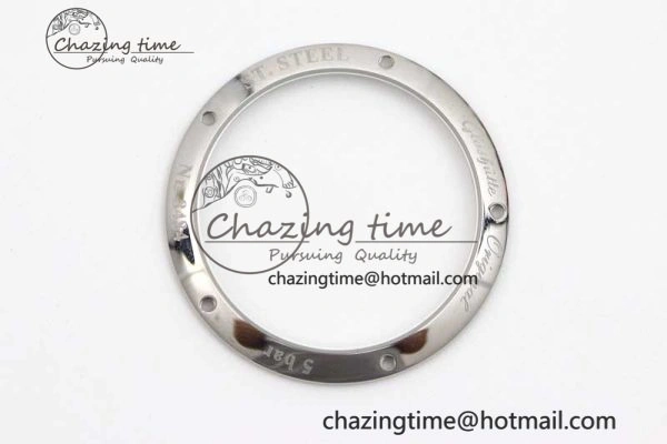 SportInspired Excellence Panorama Date Moon Phase SS GGR 1:1 Best Edition White Dial on Leather Strap NH 6619