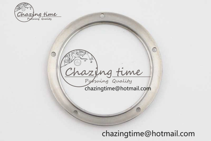 SportInspired Excellence Panorama Date Moon Phase SS GGR 1:1 Best Edition White Dial on Leather Strap NH 6619