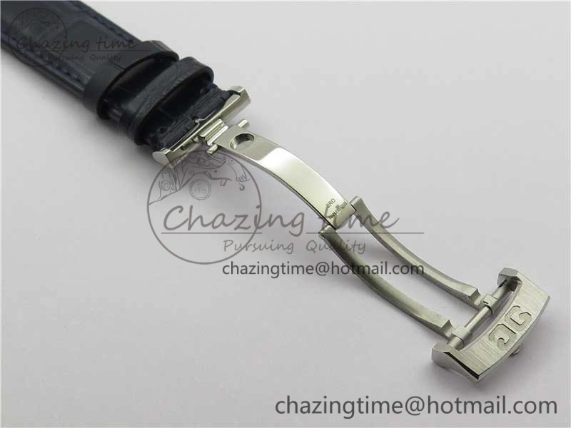 Excellence Panorama Date Moon Phase SS V9F Blue Dial on Blue Leather Strap A Affordable 6622