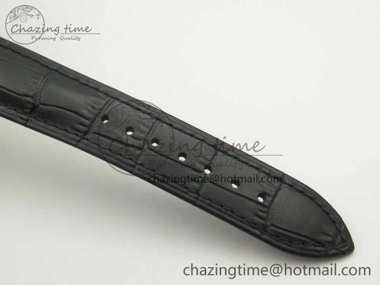 Functional Excellence Panorama Date SS ETCF Blue Dial on Black Leather Strap A 6636
